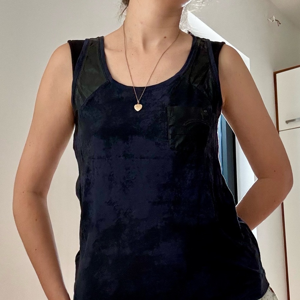 G-Star Raw SPY RADAR Women’s Tank Top in Navy Blue - XS - Picture 2 of 14